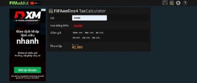 Cách tính thuế FO4 trên website