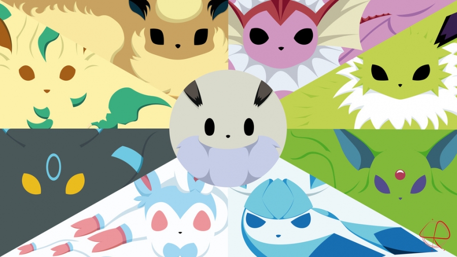 Eevee (Pokémon) and Background, Pokemon Eevee Evolutions HD wallpaper |  Pxfuel