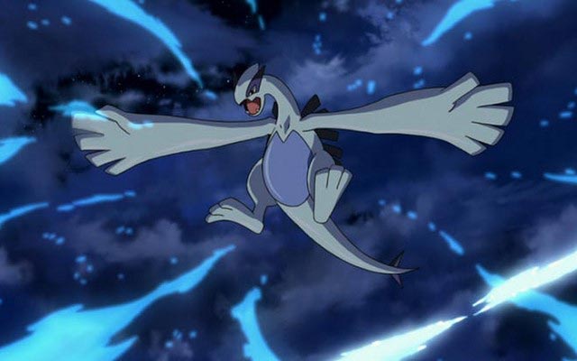 Lugia là pokemon huyền thoại đại diện cho linh vật phiên bản cho pokemon silver thế hệ 2