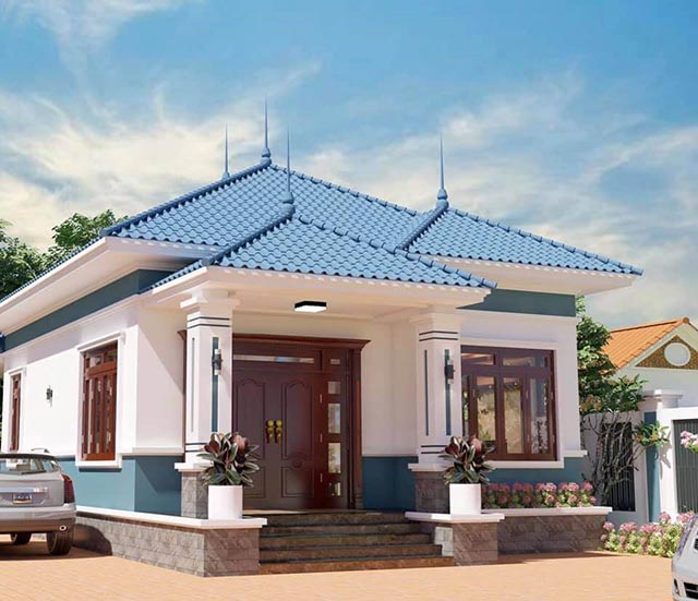 Mẫu nhà mái Nhật hiện đại, mang tính thẩm mỹ cao cho căn nhà