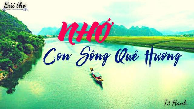 Nhớ con sông quê hương