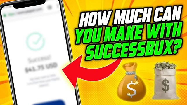 Success Bux là một app mà bạn có thể kiếm tiền và rút ra bất cứ lúc nào bạn muốn