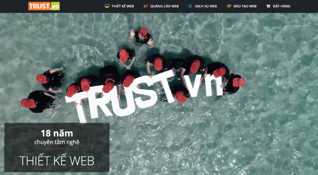 Công ty thiết kế web TRUST.vn